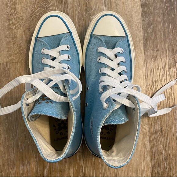 Converse x Golf Le Fleur Chuck 70 High Top Gulf Stream blue retro Women 7.5 EUC - Picture 10 of 15